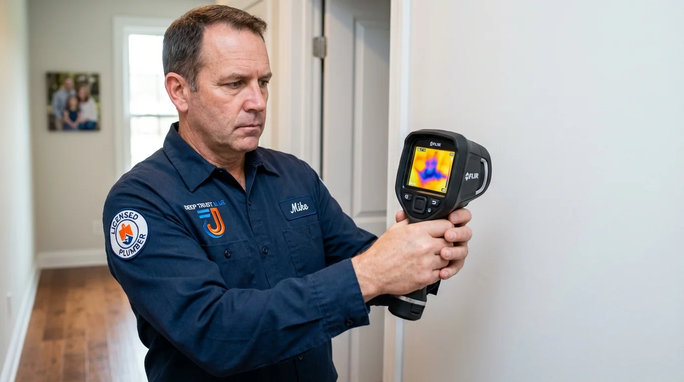 Thermal imaging leak detection by Johns Plumbing LLC in Decaturville